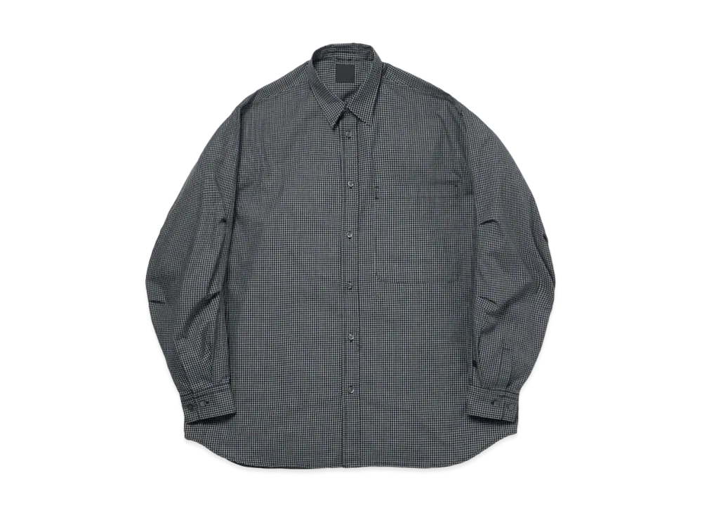 DAIWA PIER39 Tech Regular Collar Shirt L/S Graph Plaid "CharcoalxBlack"