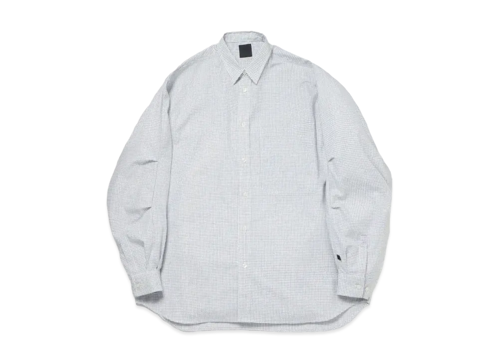 DAIWA PIER39 Tech Regular Collar Shirt L/S Graph Plaid "WhitexBlack"