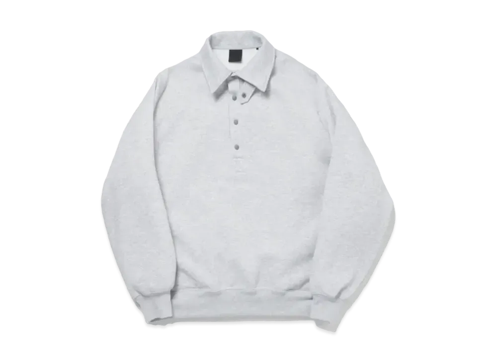 DAIWA PIER39 Tech Sweat Snap Pullover "Top Gray"