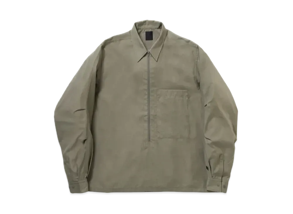 DAIWA PIER39 Tech Half Zip Shirt L/S "Wolf Gray"