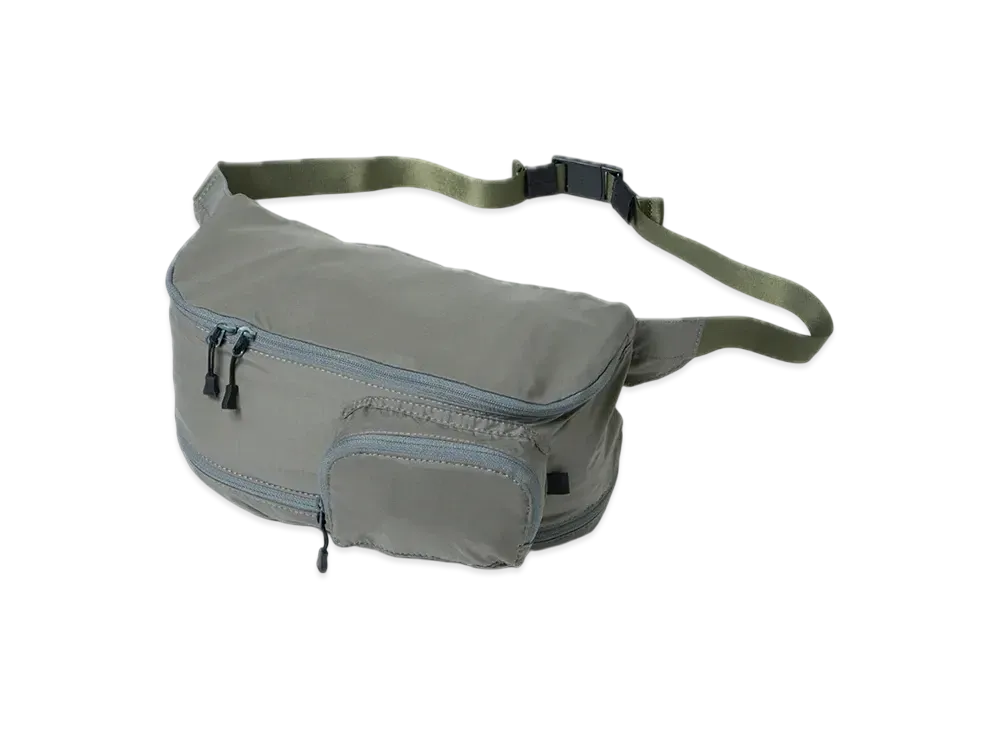 DAIWA PIER39 Tech Travel Expand Fanny Bag "WolfGray"