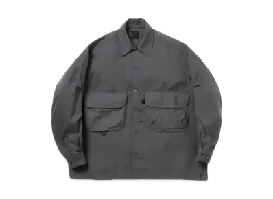 DAIWA PIER39 W's Tech Sports Open Collar Shirt L/S "Charcoal"