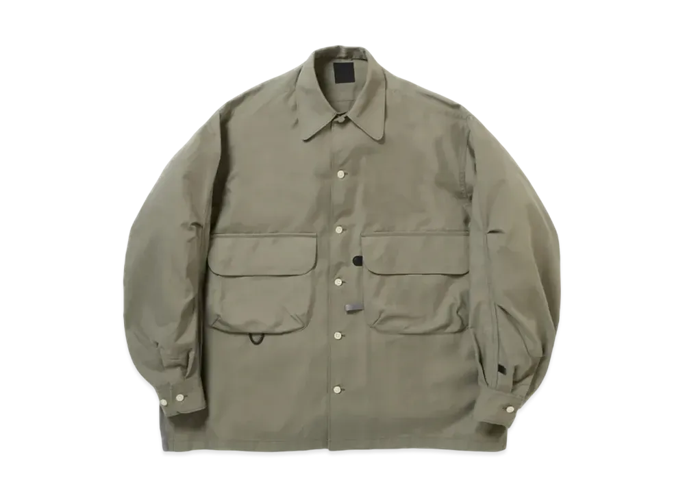 DAIWA PIER39 W's Tech Sports Open Collar Shirt L/S "Wolf Gray"