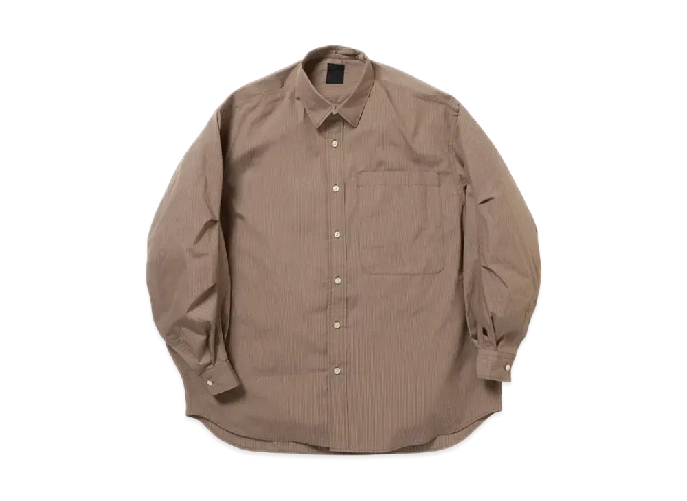 DAIWA PIER39 W's Tech Regular Stripe Shirt L/S "Beige"