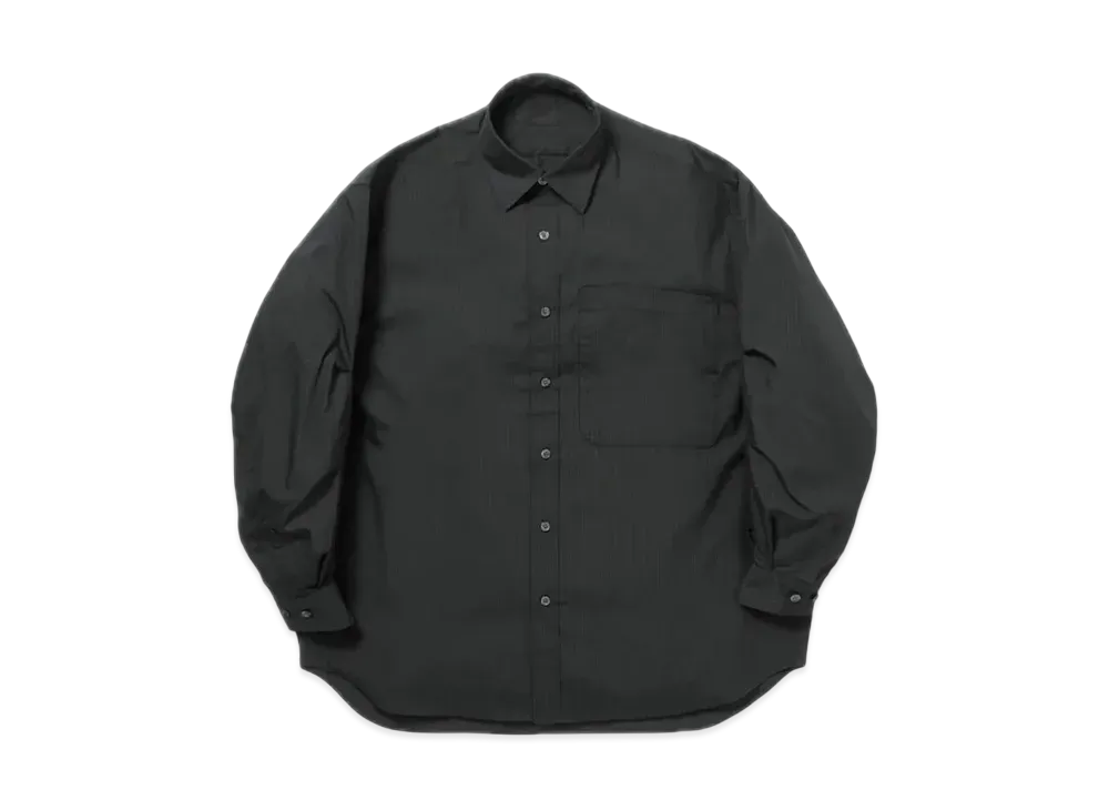 DAIWA PIER39 W's Tech Regular Stripe Shirt L/S "Black"