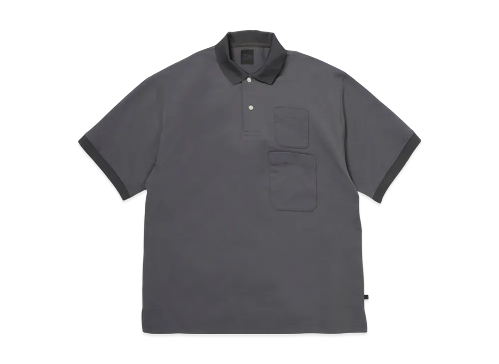 DAIWA PIER39 Tech Polo Shirt W/Pocket S/S "Charcoal"
