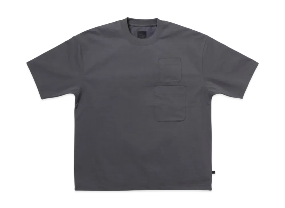 DAIWA PIER39 W's Tech W/Pocket Crew Tee "Charcoal"