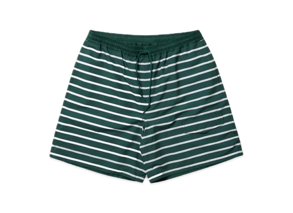 DAIWA PIER39 Tech Reversible Sailing Shorts "White/Green Border"