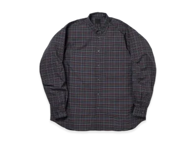 DAIWA PIER39 Tech Button Down Shirt L/S Tattersall "Navy"