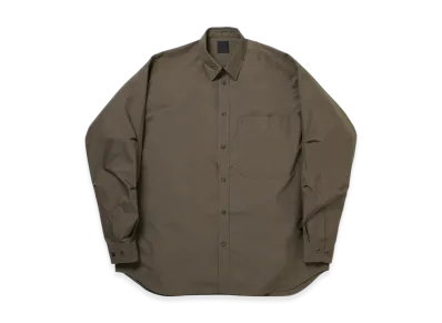 DAIWA PIER39 Tech Regular Collar Shirt L/S "Brownkhaki"