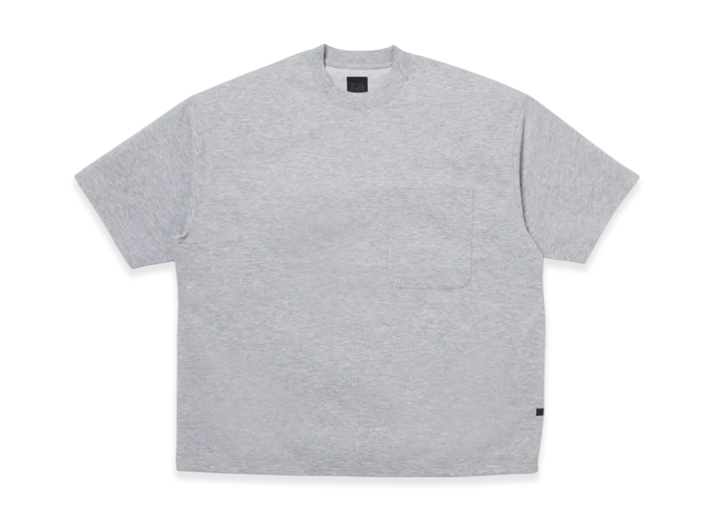DAIWA PIER39 Tech Pocket Crew Tee S/S "Heather Gray"