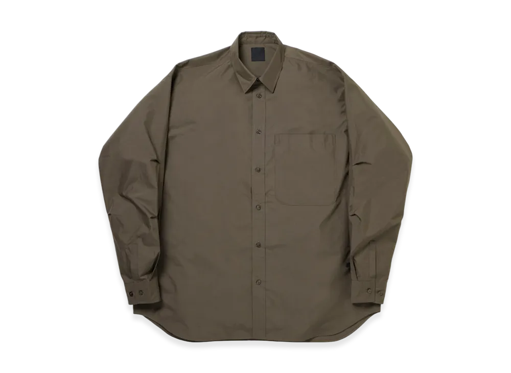 DAIWA PIER39 W's Tech Regular Collar Shirt L/S "Brownkhaki"