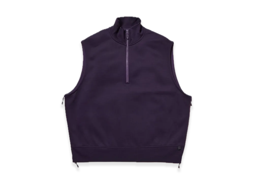 DAIWA PIER39 Tech Sweat Zip Vest Pullover "Purple"