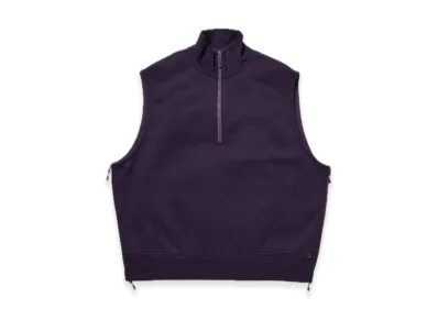 DAIWA PIER39 Tech Sweat Zip Vest Pullover "Purple"