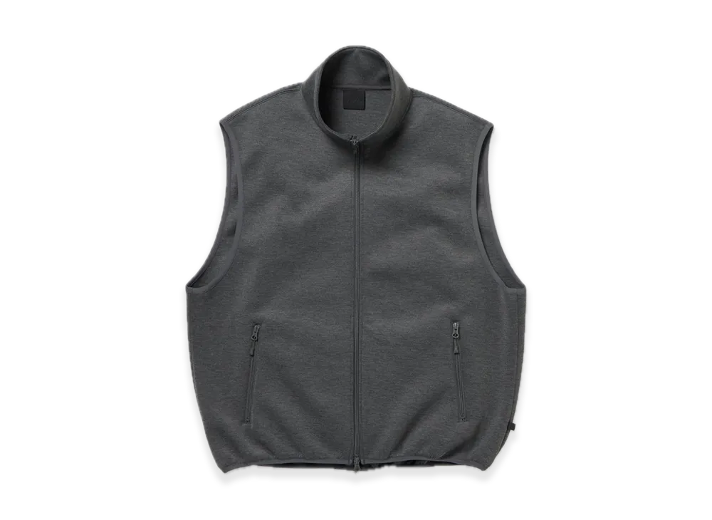 DAIWA PIER39 Tech Scuba Knit Stand Collar Vest "Chacoal"