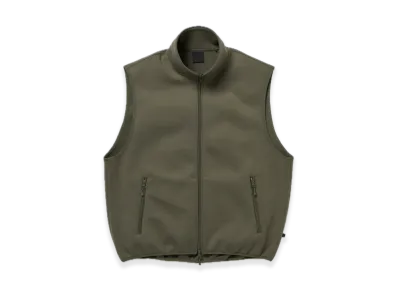 DAIWA PIER39 Tech Scuba Knit Stand Collar Vest "Olive"