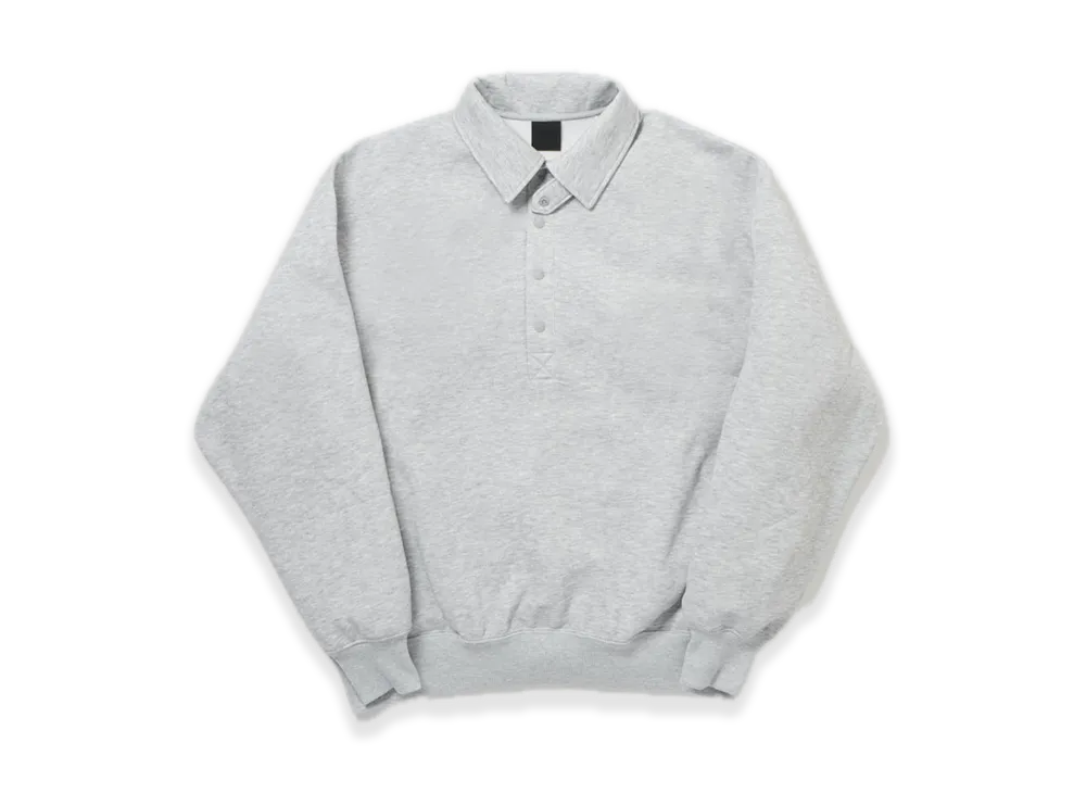 DAIWA PIER39 Tech Sweat Snap Pullover "Heather Gray"