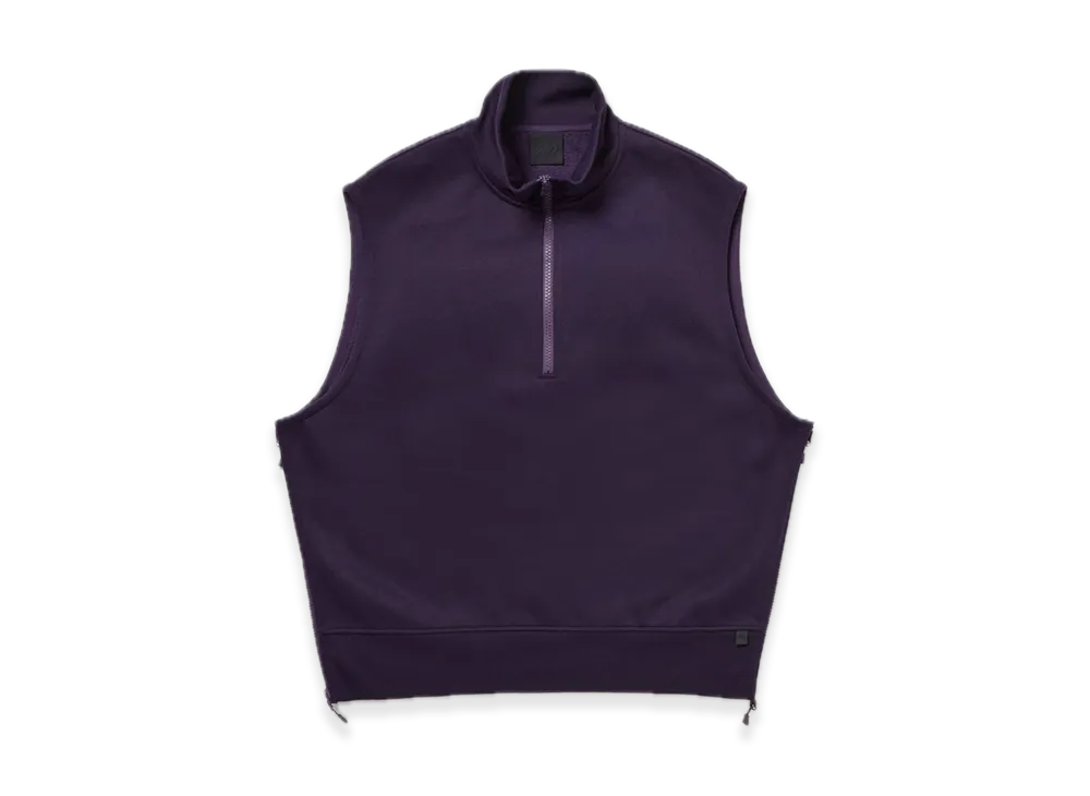 DAIWA PIER39 W's Tech Sweat Zip Vest Pullover "Purple"