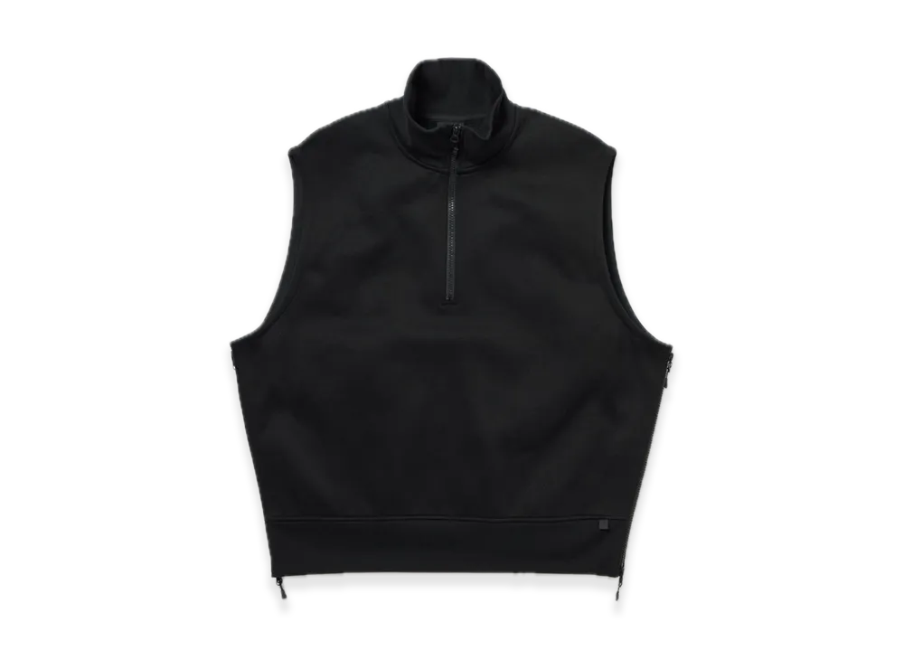 DAIWA PIER39 W's Tech Sweat Zip Vest Pullover "Black"
