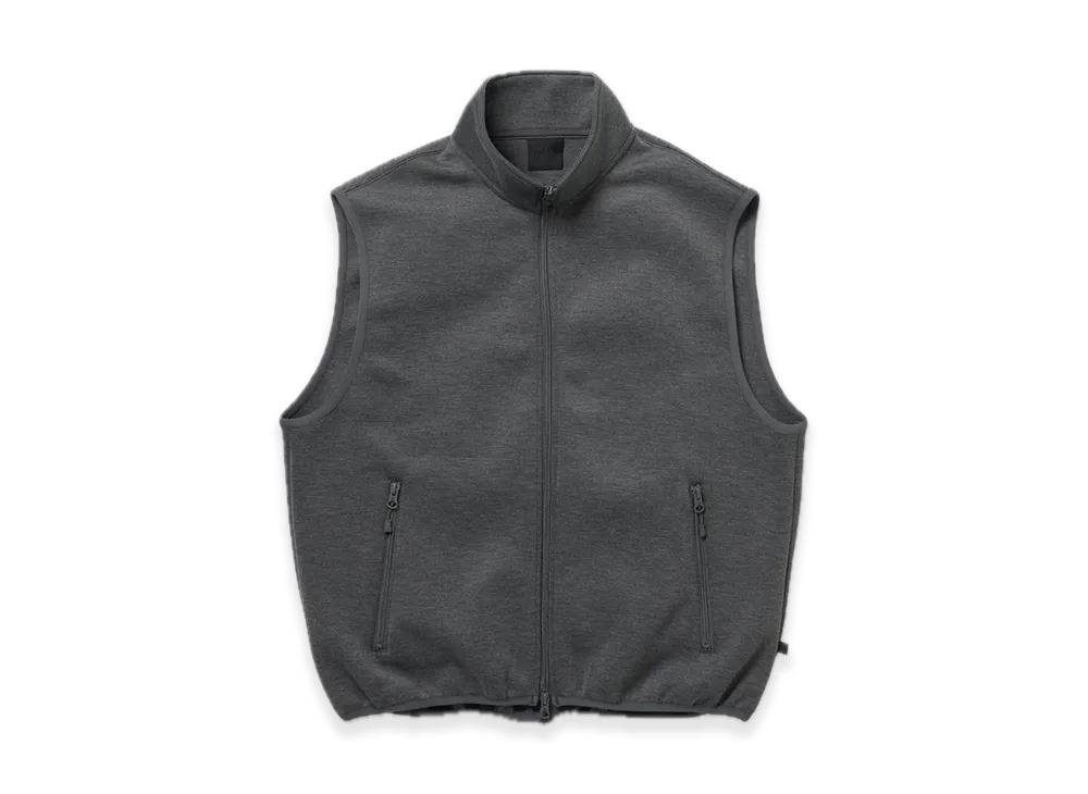 DAIWA PIER39 W's Tech Scuba Knit Stand Collar Vest "Chacoal"