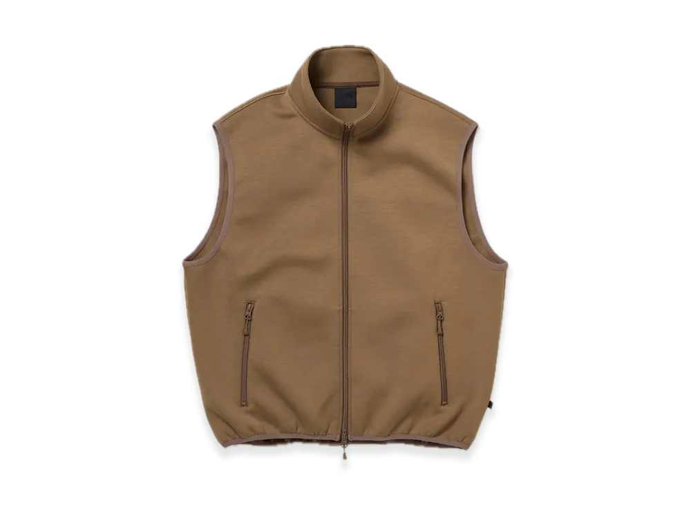 DAIWA PIER39 W's Tech Scuba Knit Stand Collar Vest "Coyote"