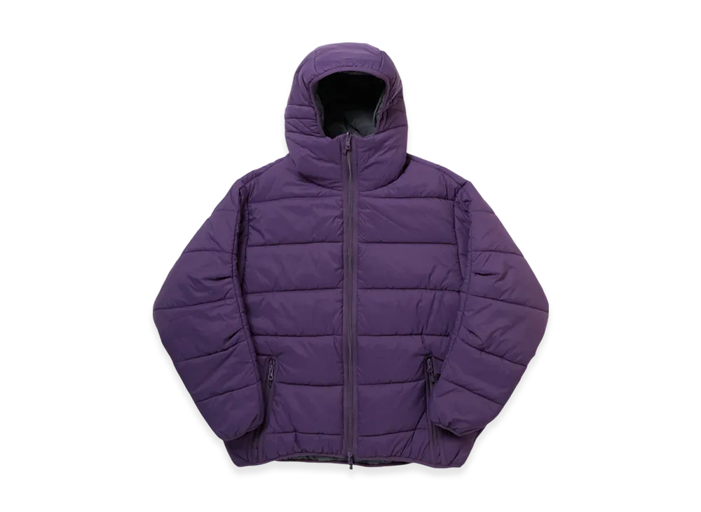 DAIWA PIER39 W'S Tech Reversible Climbers Puff Jacket "Purple x Charcoal"