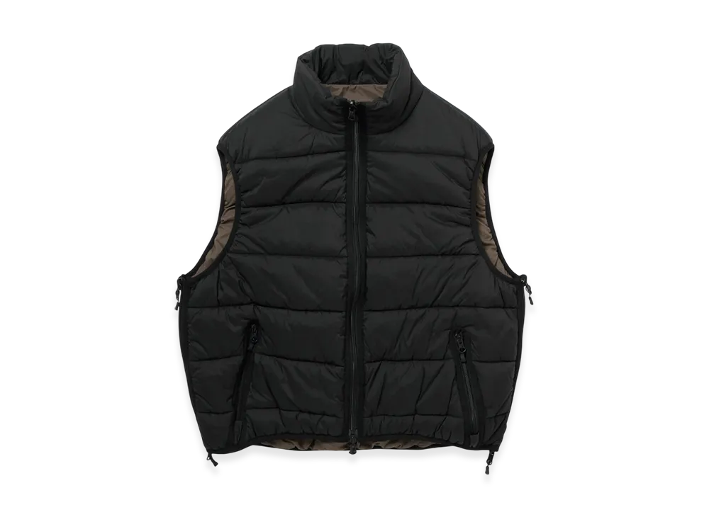 DAIWA PIER39 W'S Tech Reversible Climbers Puff Vest "Black x Brownkhaki"