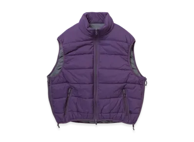DAIWA PIER39 W'S Tech Reversible Climbers Puff Vest "Purple x Charcoal"