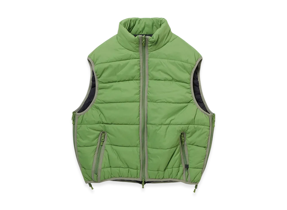 DAIWA PIER39 W'S Tech Reversible Climbers Puff Vest "Green x Black"