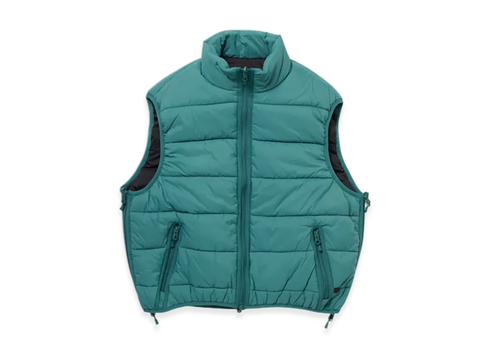 DAIWA PIER39 W'S Tech Reversible Climbers Puff Vest "Emerald Green x Black"
