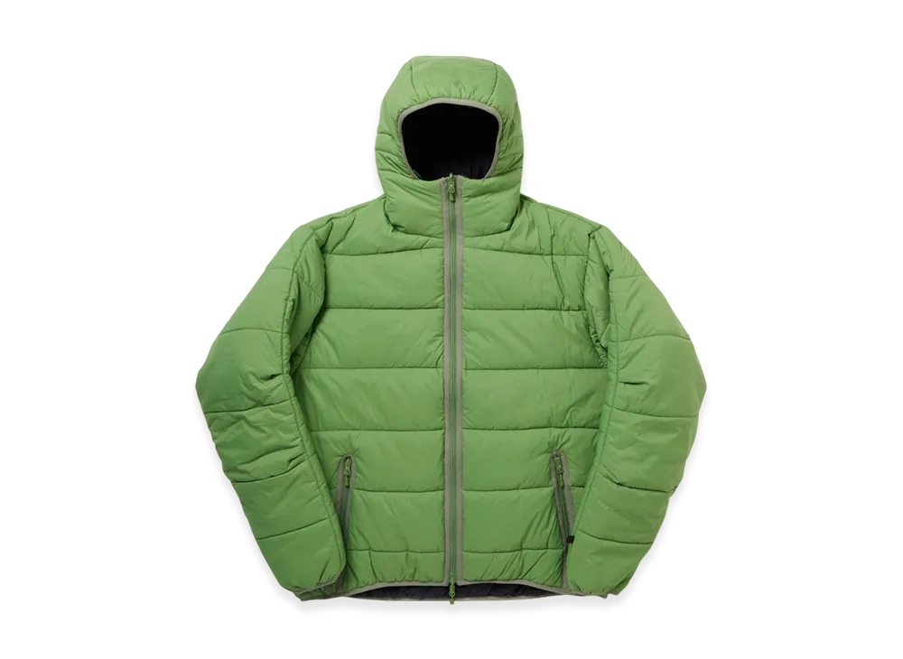 DAIWA PIER39 Tech Reversible Climbers Puff Jacket "Green x Black"
