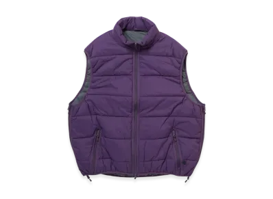 DAIWA PIER39 Tech Reversible Climbers Puff Vest "Purple x Charcoal"