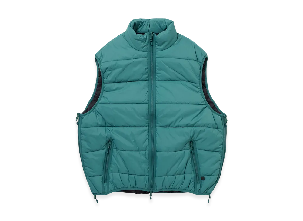 DAIWA PIER39 Tech Reversible Climbers Puff Vest "Emerald Green x Black"