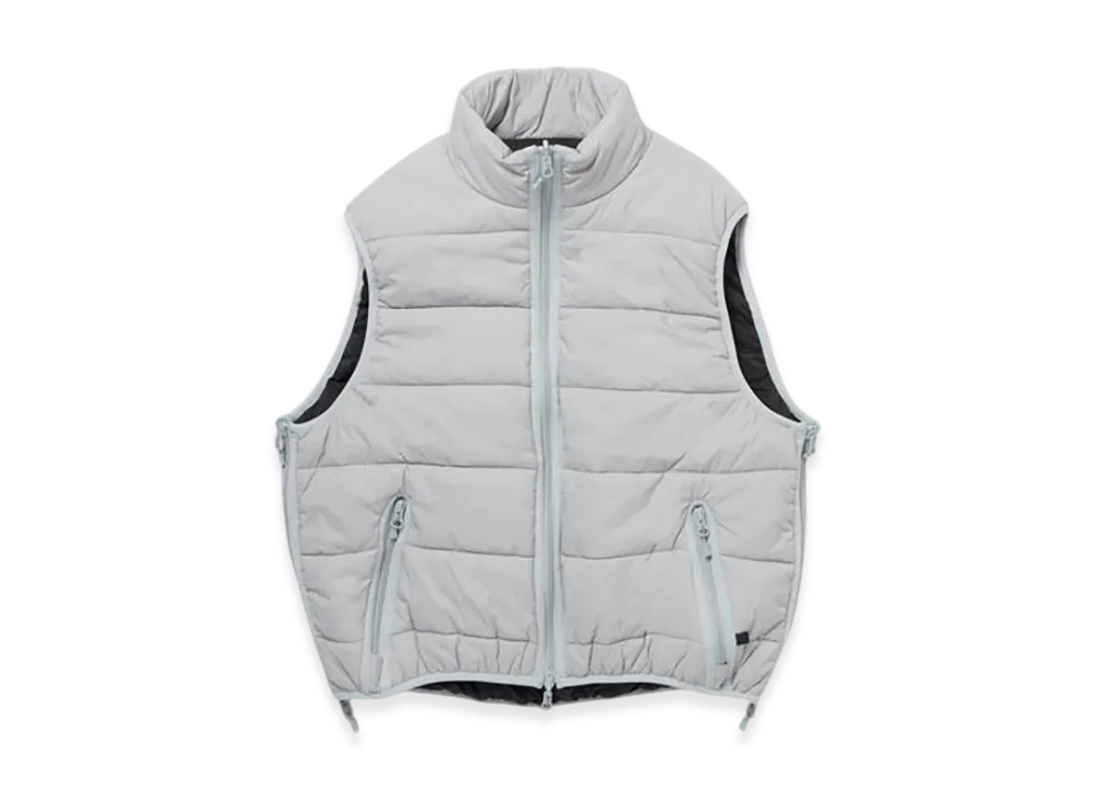 DAIWA PIER39 Tech Reversible Climbers Puff Vest "Silver x Black"