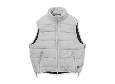 DAIWA PIER39 Tech Reversible Climbers Puff Vest "Silver x Black"