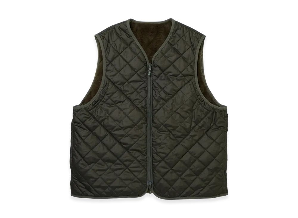 DAIWA PIER39 Tech Reversible British Hunter Fur Vest "D.Green"