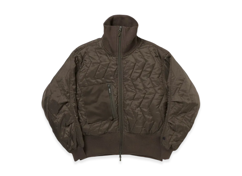 DAIWA PIER39 W'S Tech Army Qulting High Neck Jacket "Brownkhaki"