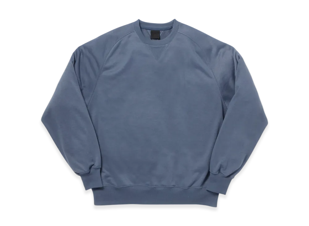 DAIWA PIER39 Tech Sweat Crew Freedom Sleeve "Smoke Blue"
