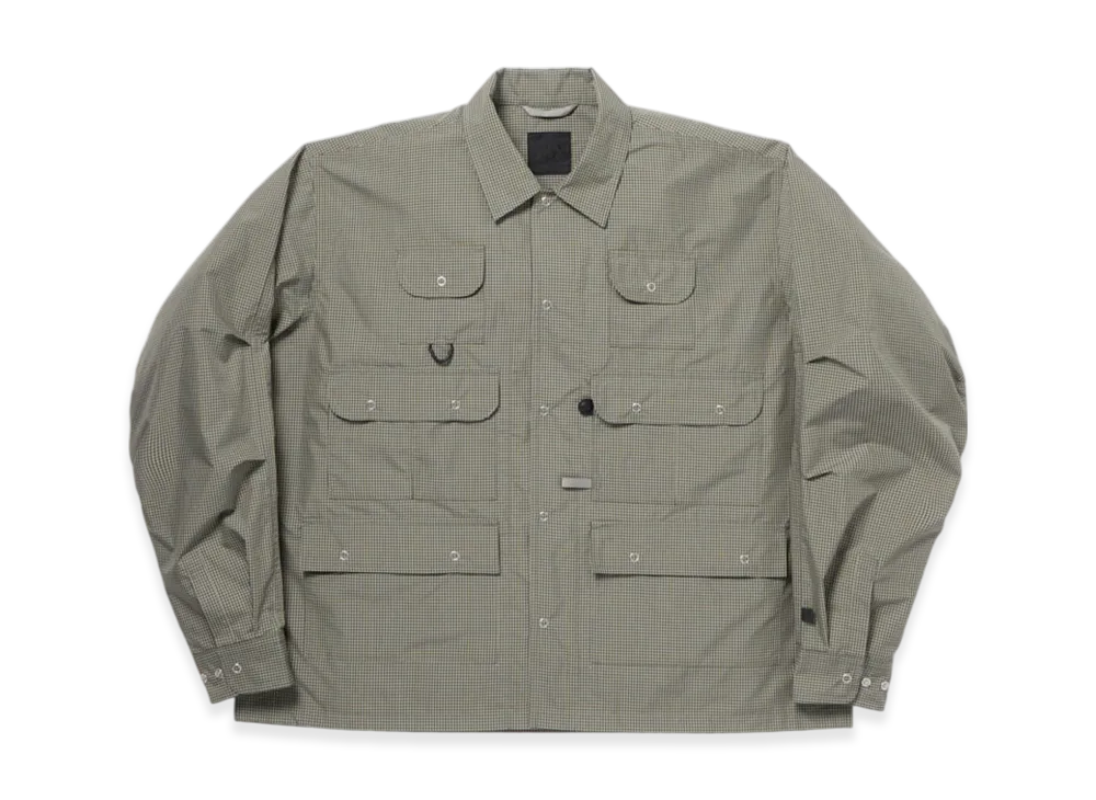 DAIWA PIER39 Tech Multi Fishing Pocket Shirt L/S "Sage Gray"