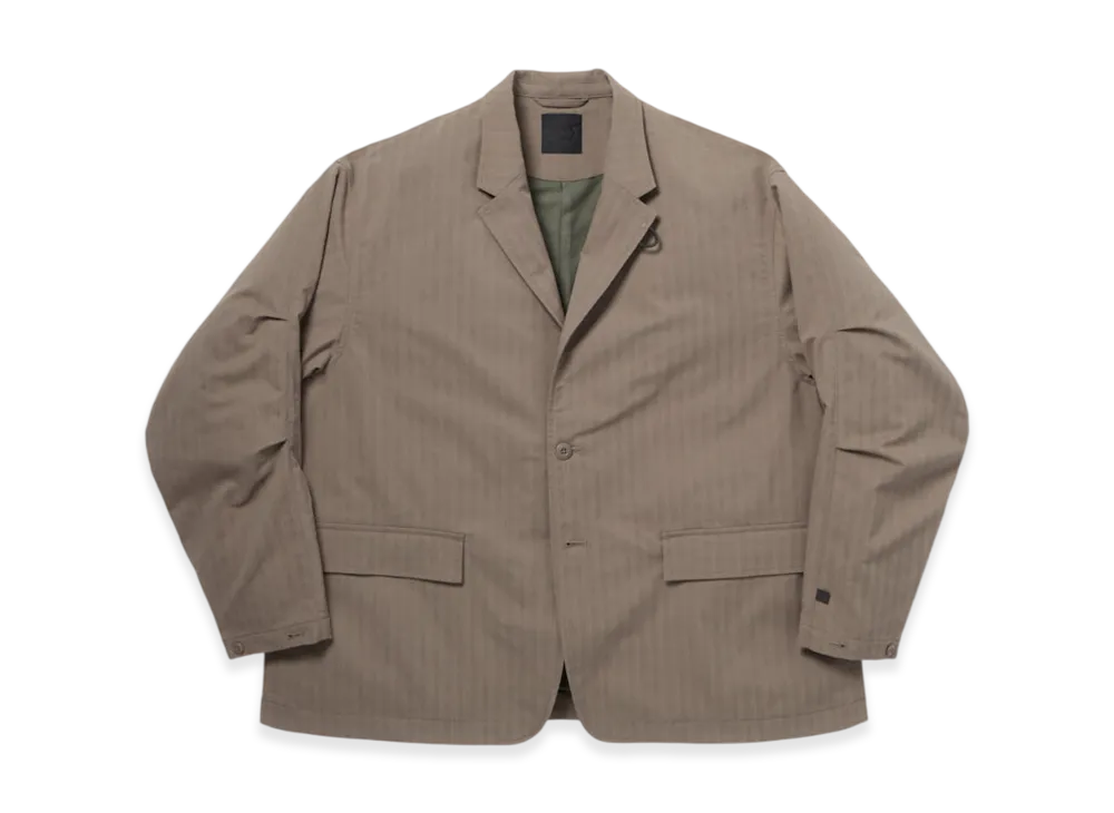 DAIWA PIER39 Tech Loose 2B Jacket Herringbone "Sage Gray"