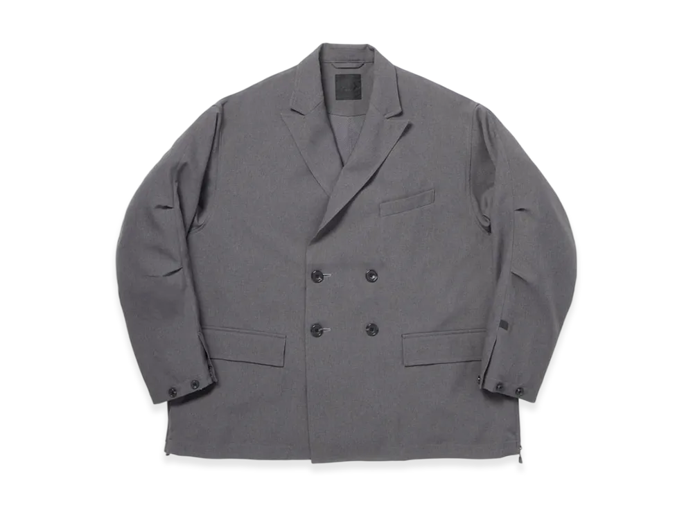 DAIWA PIER39 Women's Tech Double-Breasted Jacket "Charcoal"