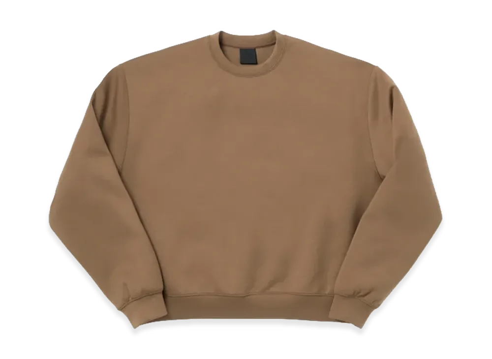 DAIWA PIER39 Tech Scuba Knit Crew "Light Brown"