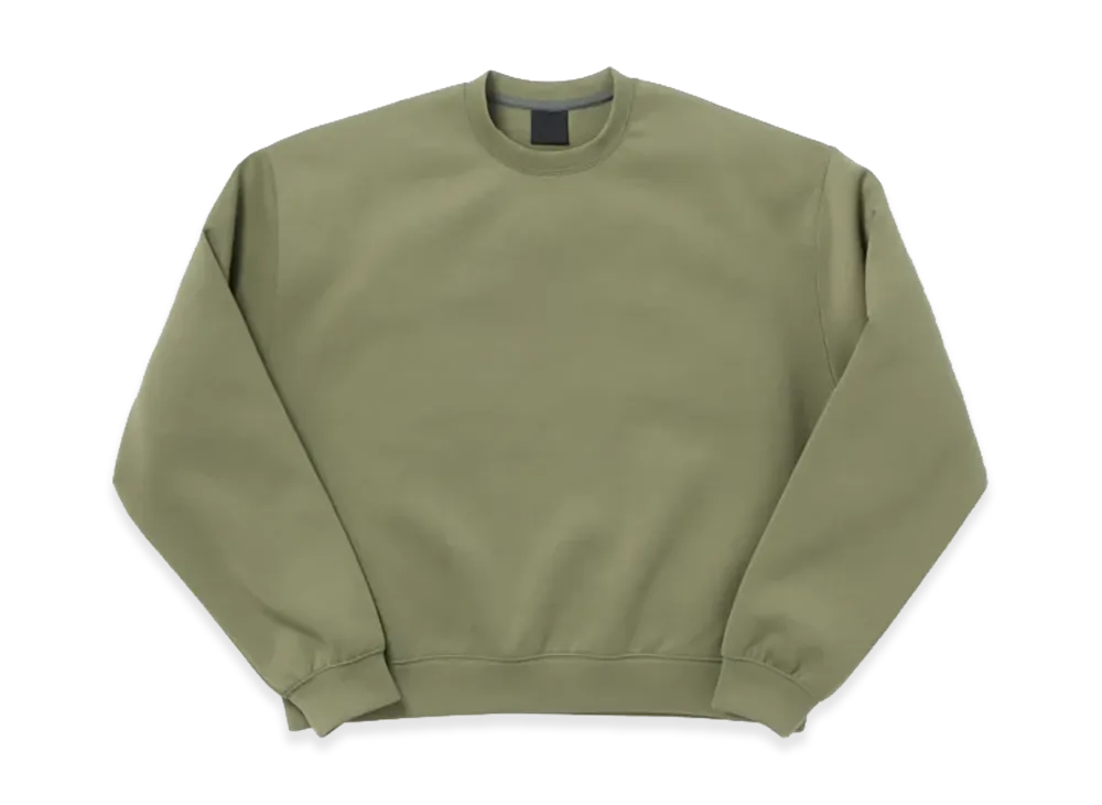 DAIWA PIER39 Tech Scuba Knit Crew "Light Olive"
