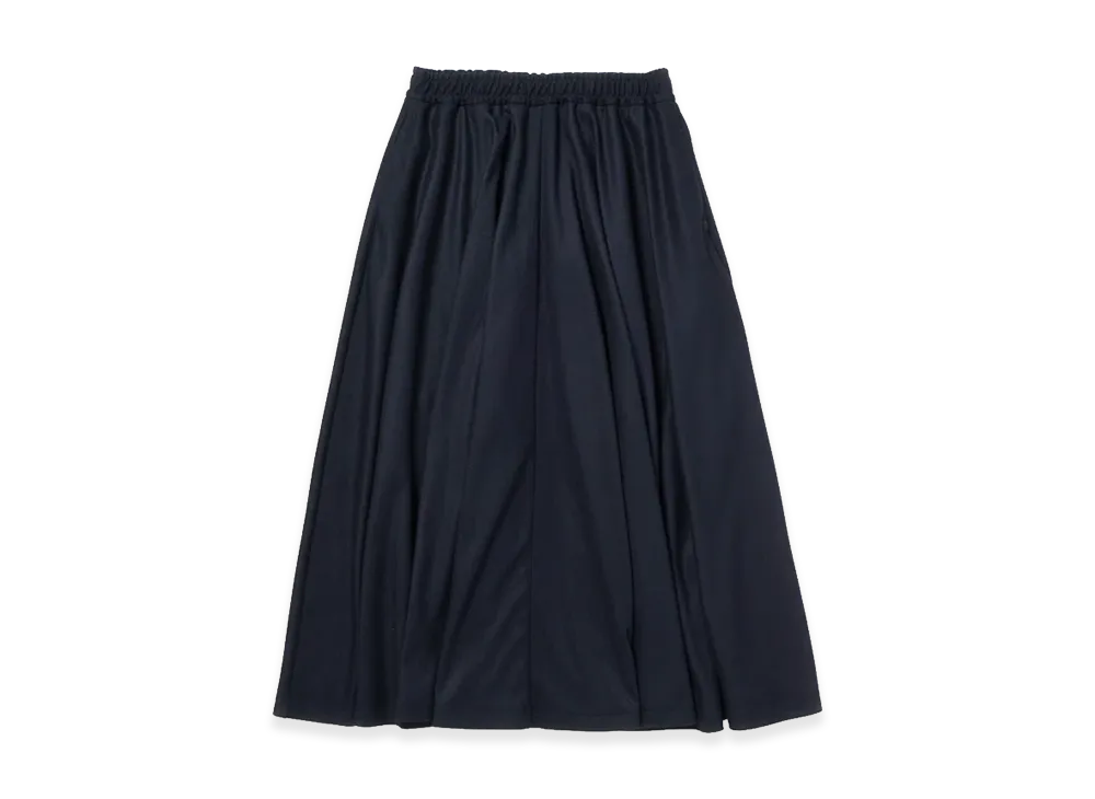 DAIWA PIER39 Women's Tech Flare Skirt Flannel "Dark Navy"