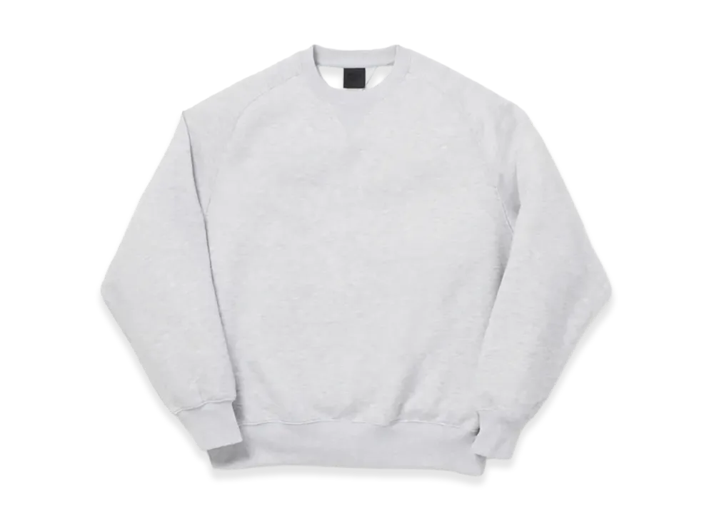 DAIWA PIER39 Women's Tech Sweat Crew Freedom Sleeve "Heather Grey"