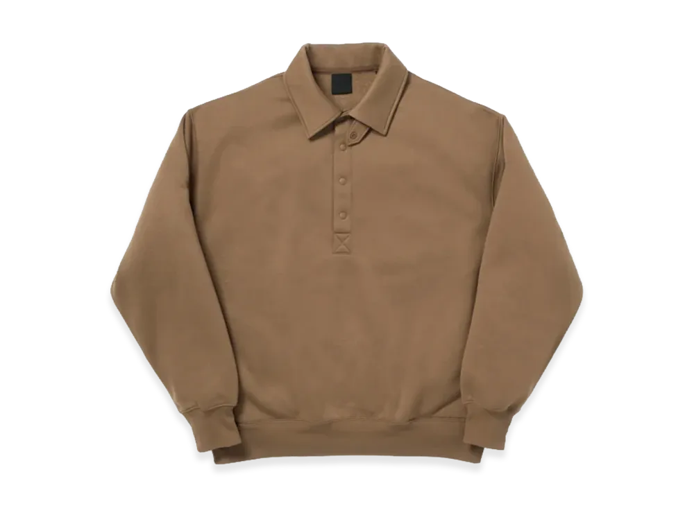 DAIWA PIER39 Women's Tech Sweat Snap Pullover "Light Brown"