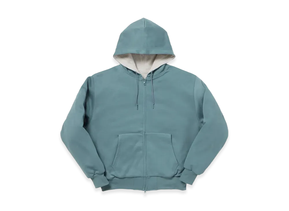 DAIWA PIER39 Women's Tech Sweat Double Face Hoodie "Smoke Green"