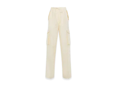 PHOEBE PHILO Crushed Cargo Trousers "Vanilla"