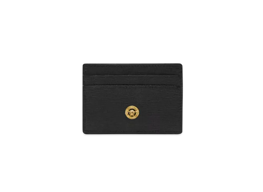 Versace Medusa Biggie Cardholder "Black/Gold"