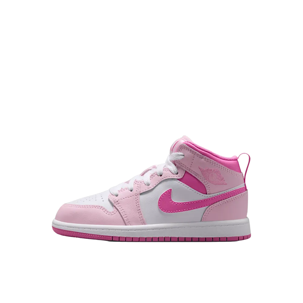 Nike PS Air Jordan 1 Mid "Pink Foam/China Rose"